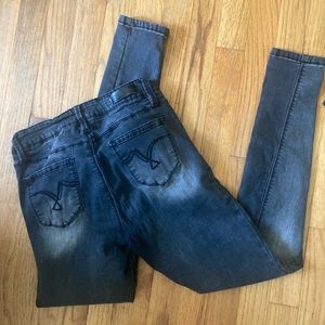 YMI gray skinny jeans